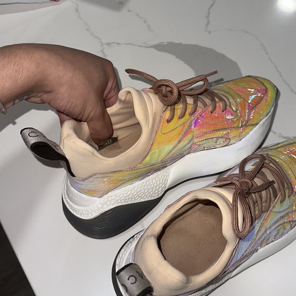 Stella McCartney Eclypse Pink Holographic Sneaker Size 40 $795 - Picture 5 of 5